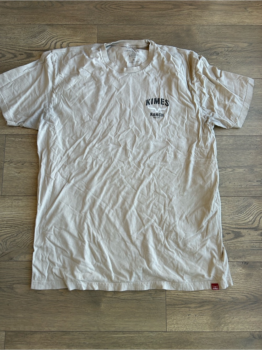 Kimes Ranch Cream Short Sleeve Logo Tee